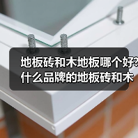 地板砖和木地板哪个好?什么品牌的地板砖和木地板好?(图1) 地板砖和木地板哪个好?什么品牌的地板砖和木地板好?(图1)