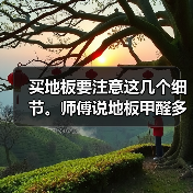 买地板要注意这几个细节。师傅说地板甲醛多,万万要注意!(图2) 买地板要注意这几个细节。师傅说地板甲醛多,万万要注意!(图2)