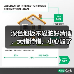 深色地板不爱脏好清理,大错特错,小心毁了装修!(图1) 深色地板不爱脏好清理,大错特错,小心毁了装修!(图1)