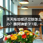天天拖地板还是脏怎么办?跟阿姨偷学1招,从此一周不拖地!(图3) 天天拖地板还是脏怎么办?跟阿姨偷学1招,从此一周不拖地!(图3)
