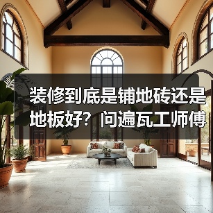 装修到底是铺地砖还是地板好?问遍瓦工师傅,终于找到真相了(图1) 装修到底是铺地砖还是地板好?问遍瓦工师傅,终于找到真相了(图1)
