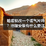 地暖能改一个暖气片吗?地暖安装有什么要注意的?(图4) 地暖能改一个暖气片吗?地暖安装有什么要注意的?(图4)