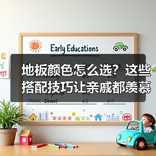 地板颜色怎么选?这些搭配技巧让亲戚都羡慕!(图1) 地板颜色怎么选?这些搭配技巧让亲戚都羡慕!(图1)