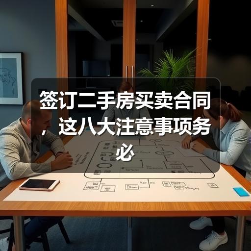 签订二手房买卖合同,这八大注意事项务必提前了解(图1) 签订二手房买卖合同,这八大注意事项务必提前了解
