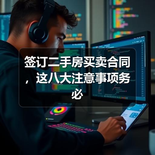 签订二手房买卖合同,这八大注意事项务必提前了解(图2) 签订二手房买卖合同,这八大注意事项务必提前了解