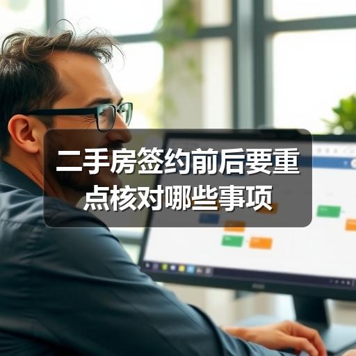 二手房签约前后要重点核对哪些事项(图2) 二手房签约前后要重点核对哪些事项