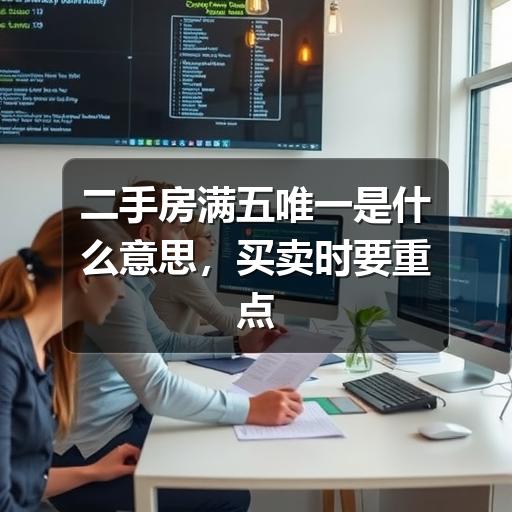 二手房满五唯一是什么意思,买卖时要重点核实哪些信息(图1) 二手房满五唯一是什么意思,买卖时要重点核实哪些信息
