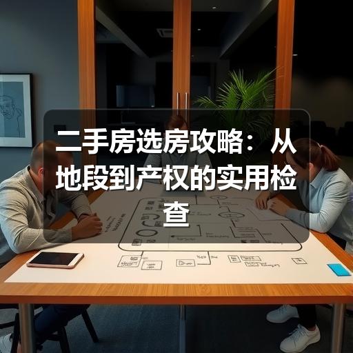 二手房选房攻略:从地段到产权的实用检查方法(图1) 二手房选房攻略:从地段到产权的实用检查方法