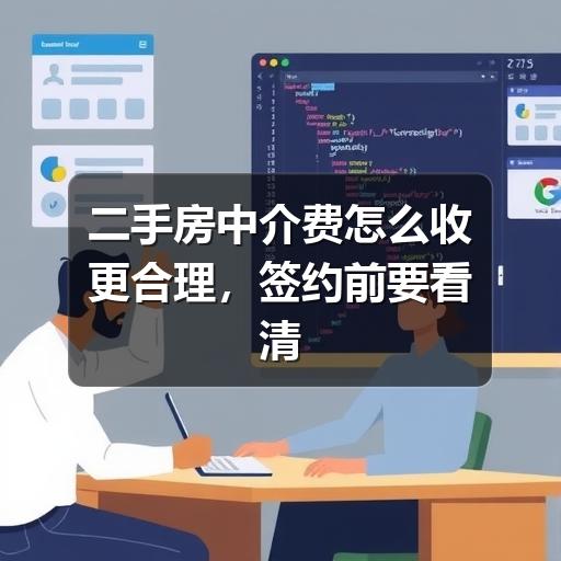 二手房中介费怎么收更合理,签约前要看清哪些细节(图2) 二手房中介费怎么收更合理,签约前要看清哪些细节