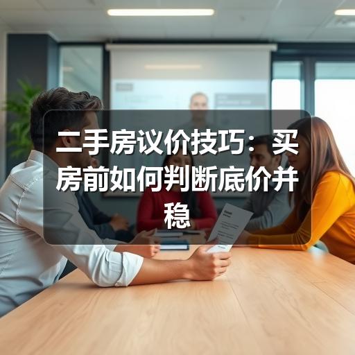 二手房议价技巧:买房前如何判断底价并稳妥谈价(图3) 二手房议价技巧:买房前如何判断底价并稳妥谈价