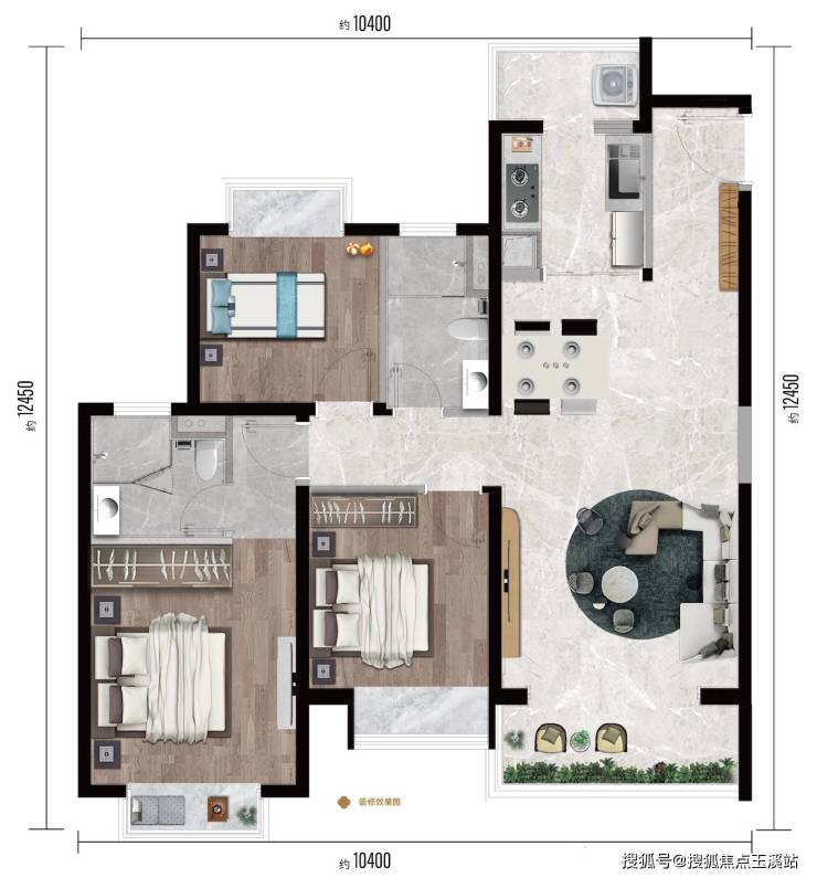 昆明西北新城改善盘：双地铁配套与纯板式户型亮点(图9)