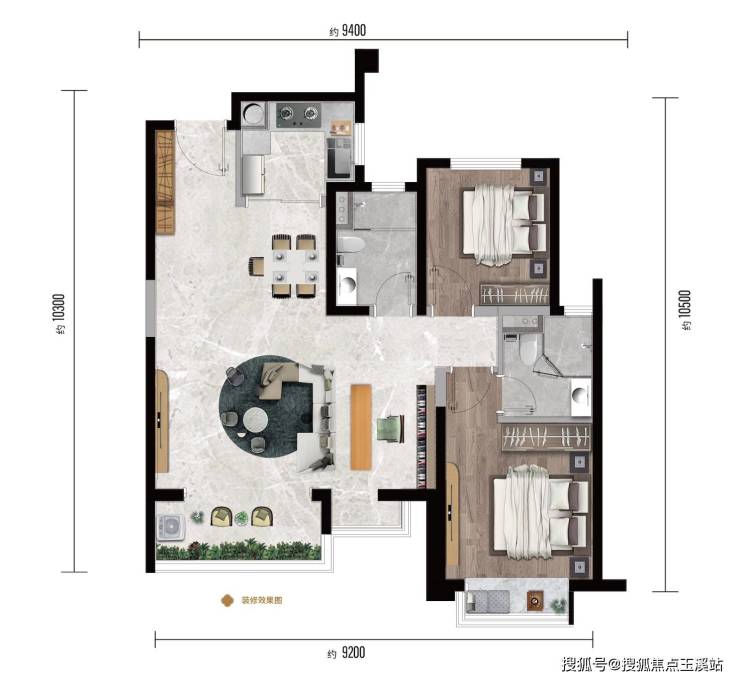 昆明西北新城改善盘：双地铁配套与纯板式户型亮点(图7)