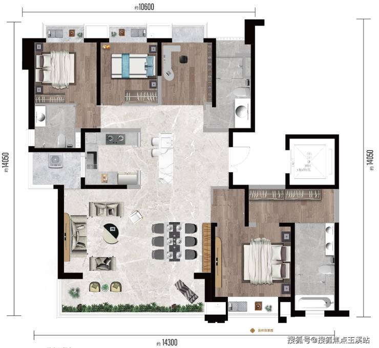 昆明西北新城改善盘：双地铁配套与纯板式户型亮点(图12)