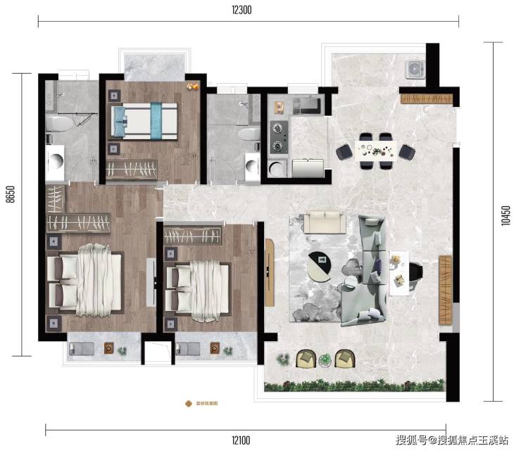 昆明西北新城改善盘：双地铁配套与纯板式户型亮点(图11)