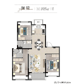 太仓主城区惊现稀缺湖景美宅，总价143万起竟能买到四房？(图6)
