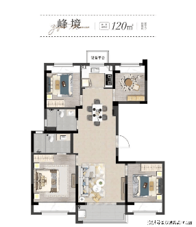 太仓主城区惊现稀缺湖景美宅，总价143万起竟能买到四房？(图7)