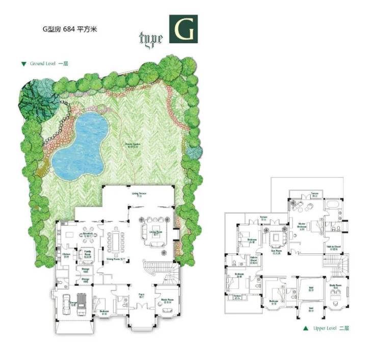 上海38栋法式独栋庄园,竟然藏着世界500强高管的居住秘密(图5) 上海38栋法式独栋庄园,竟然藏着世界500强高管的居住秘密(图5)