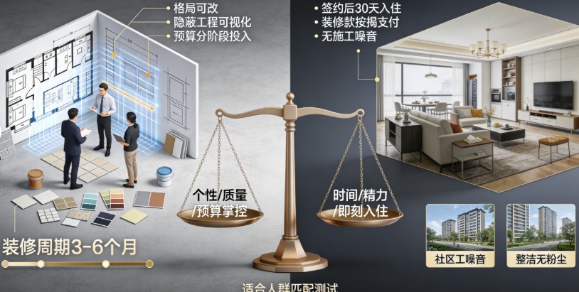 实测有效！毛坯房VS精装房终极选择指南：看完这篇再决定，省心又避坑(图3)