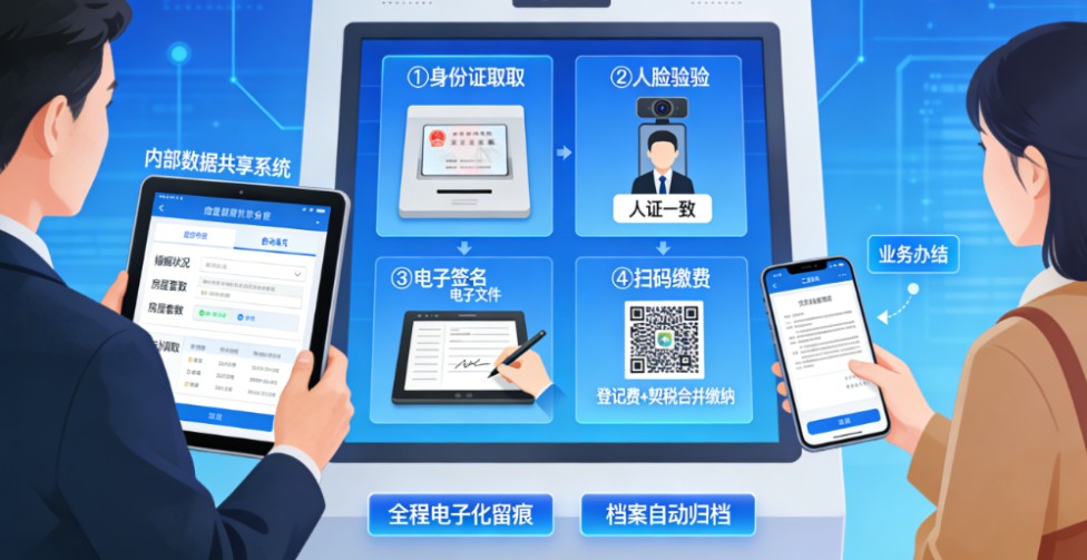 官方认证!二手房过户告别“纸山”,辽源开启“无纸化一键办”新模式(图2) 官方认证!二手房过户告别“纸山”,辽源开启“无纸化一键办”新模式(图2)