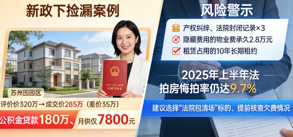 实测有效！全国法拍房挂拍量竟然下降了！但公积金贷款新政，正悄悄改变捡漏游戏规则…(图3)