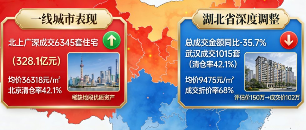 万万没想到！全国法拍房1-11月数据出炉：挂拍成交“双降”，但这三类人却说“机会来了”！(图3)