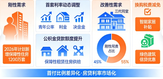 全网独家解读！2026年房地产走势定了？中央定调三大发展空间与破局路径！(图1)